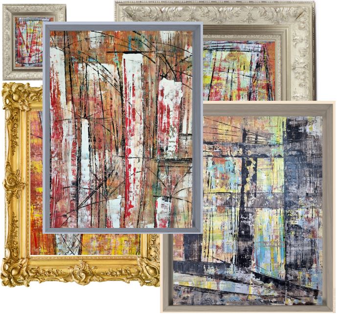 galerie art abstrait tableau